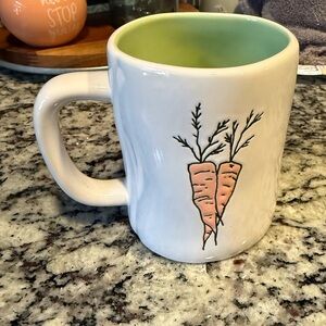 Rea Dunn Carrot Design Ceramic Mug